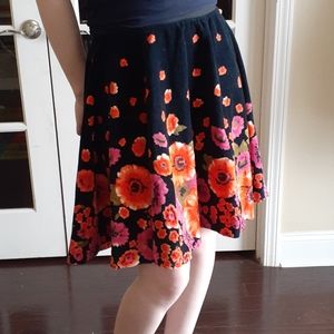 Free People Floral Skirt